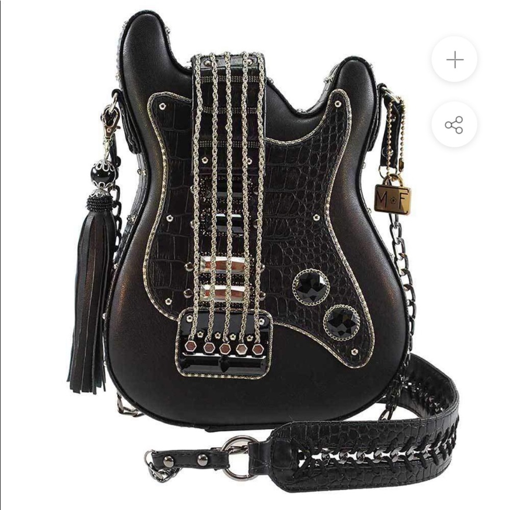 Mary Frances Turn It Up Crossbody Guitar Handbag